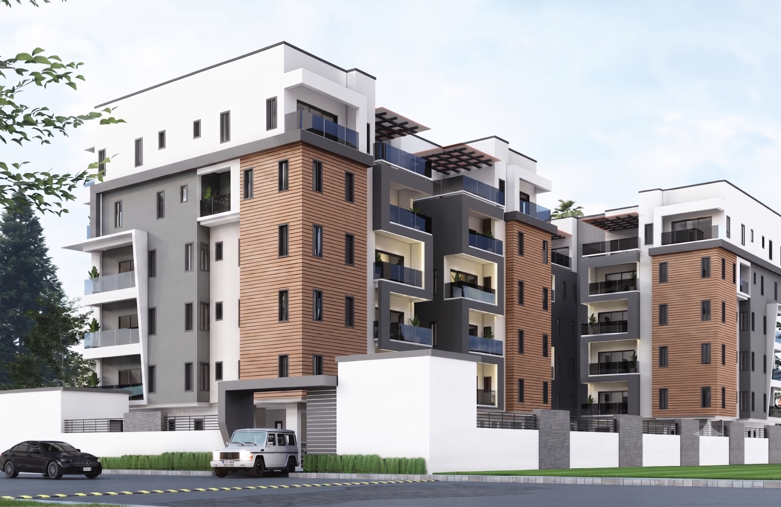 AustinKate Courts Elevation Render
